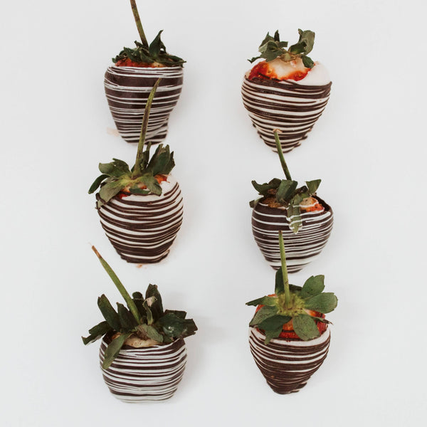 Valentine's Day Chocolate-Covered Strawberries & Brownies