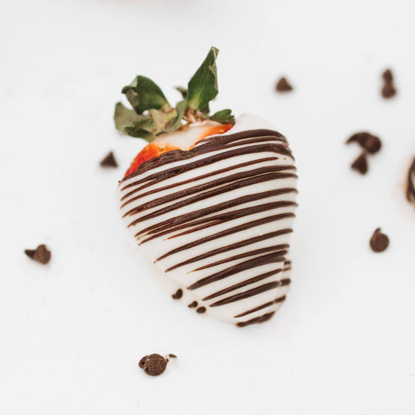 Valentine's Day Chocolate-Covered Strawberries & Brownies