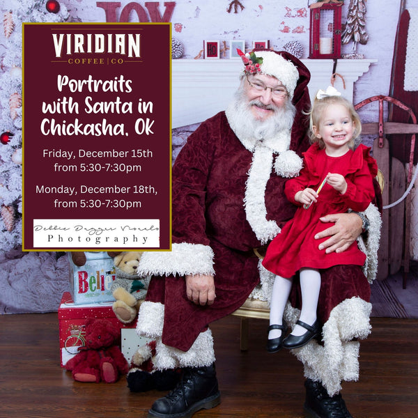 Viridian Coffee Santa Photos